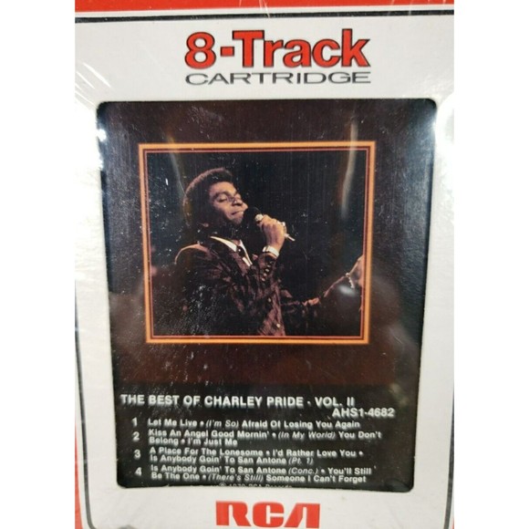 CHARLEY PRIDE The Best of Charlie Volume 2 8 Track Tape Cartridge BRAND NEW RARE - Picture 3 of 13